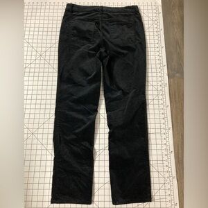 Talbots Women’s Size 10 Black Velveteen Straight Leg Pants